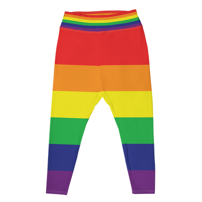 Rainbow Pride Flag Plus Size Leggings