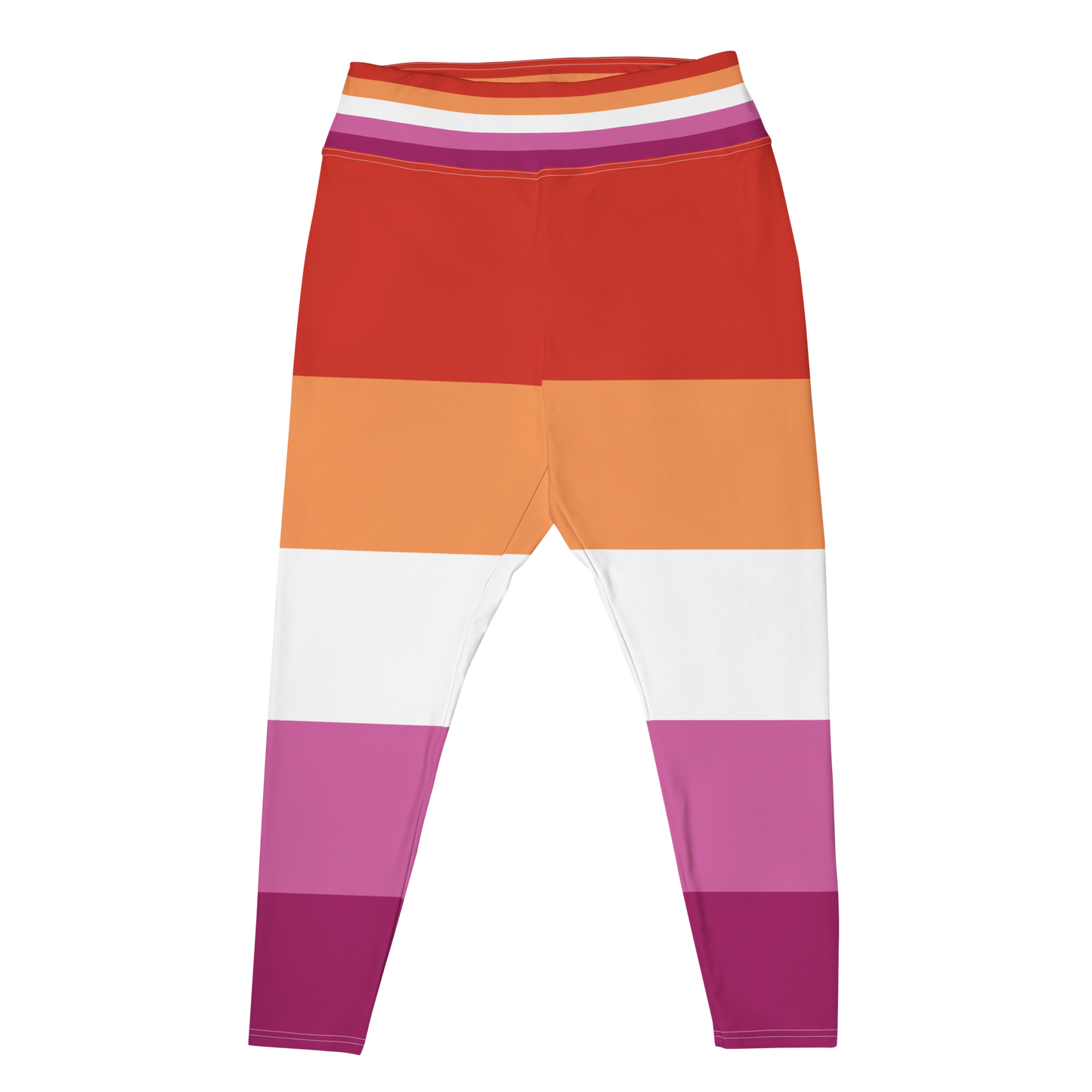 Lesbian Pride Flag Plus Size Leggings