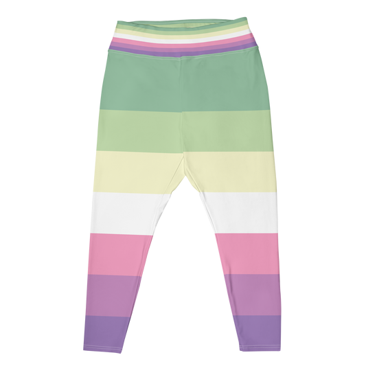 Genderfae Pride Flag Plus Size Leggings