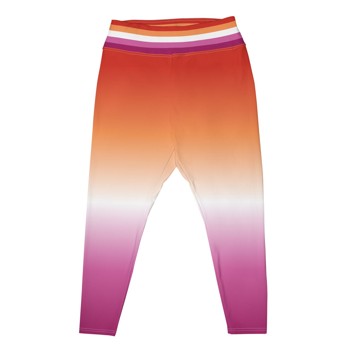 Lesbian Pride Gradient Plus Size Leggings