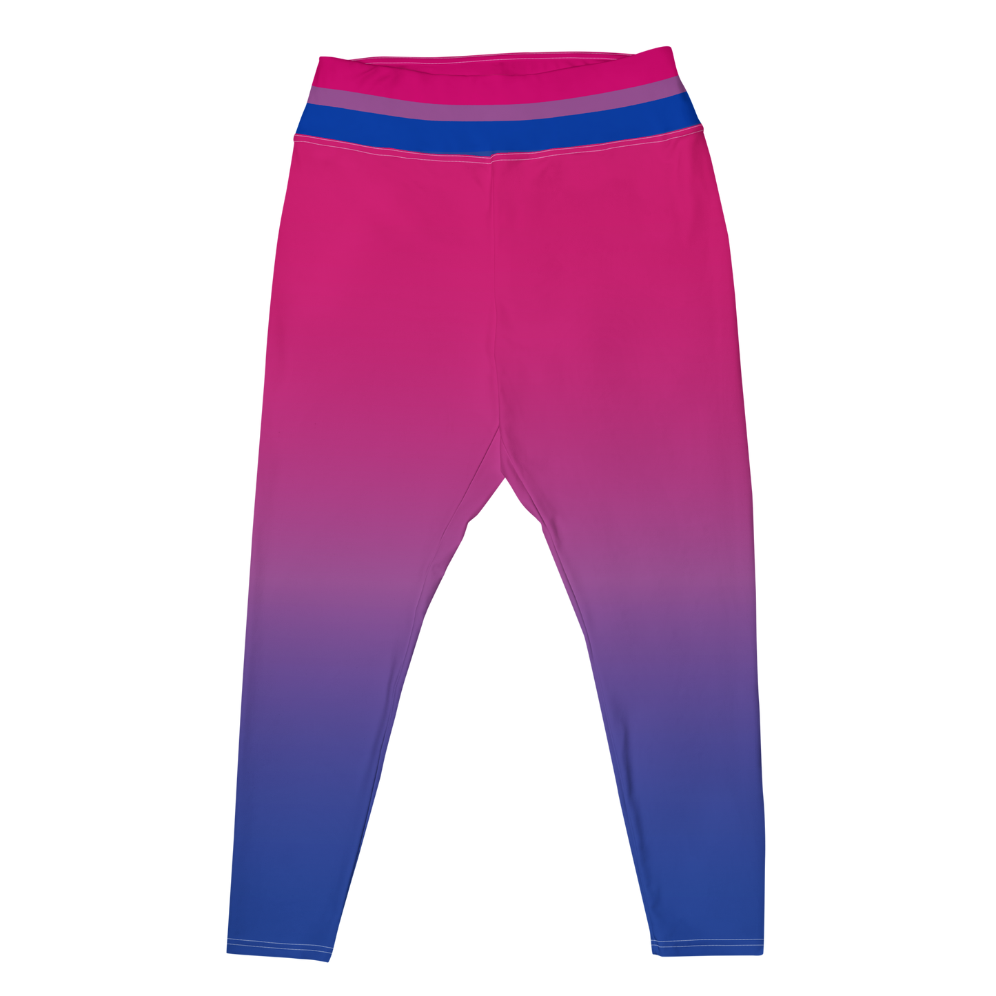 Bi Pride Gradient Plus Size Leggings