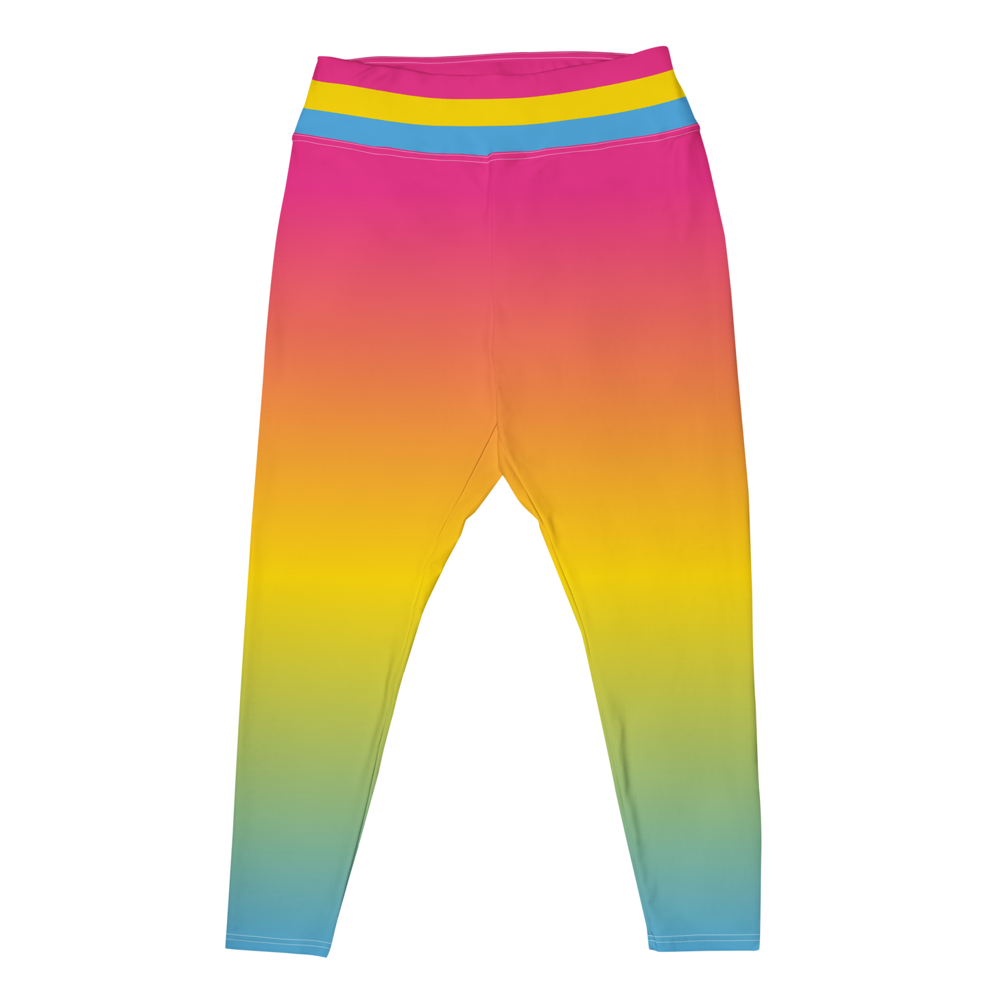 Pan Pride Gradient Plus Size Leggings