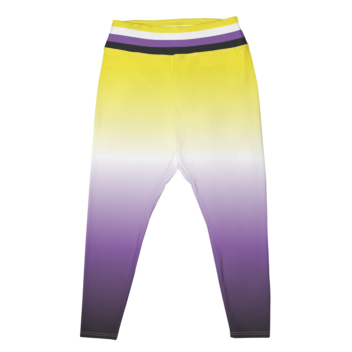 Enby Pride Gradient Plus Size Leggings