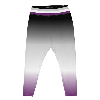 Ace Pride Gradient Plus Size Leggings