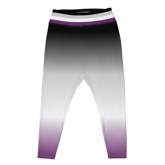 Ace Pride Gradient Plus Size Leggings