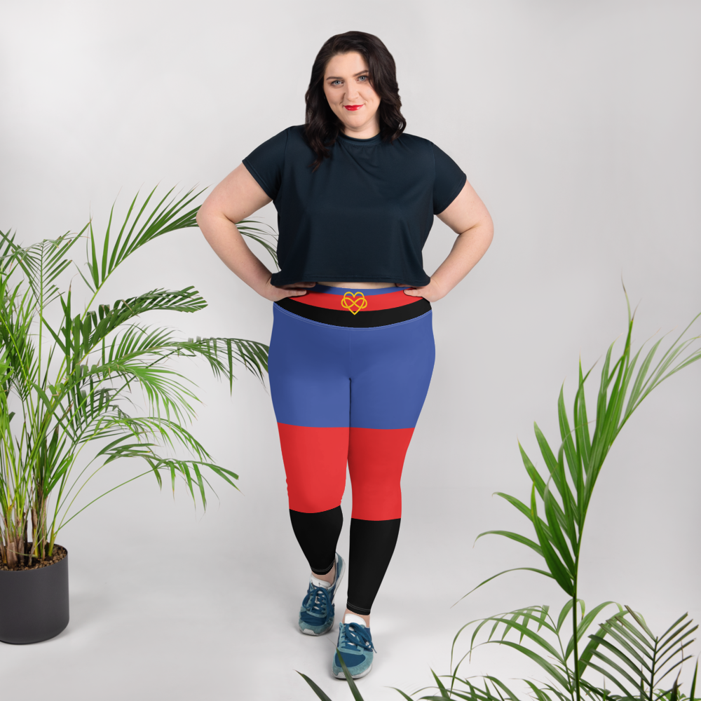 Poly Pride Flag Plus Size Leggings