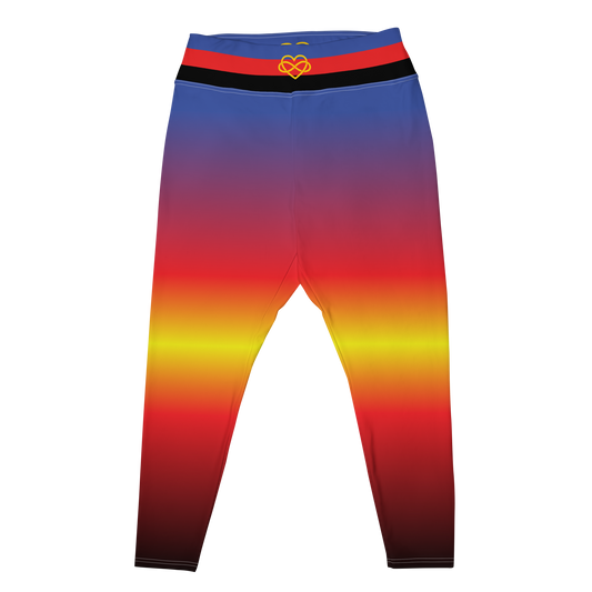 Poly Pride Gradient Plus Size Leggings