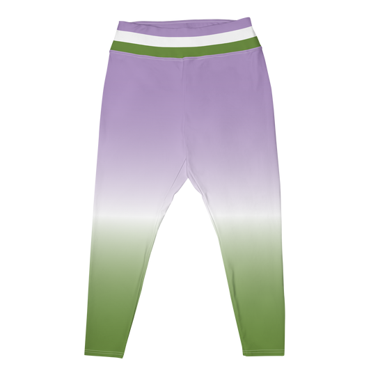 Genderqueer Pride Gradient Plus Size Leggings