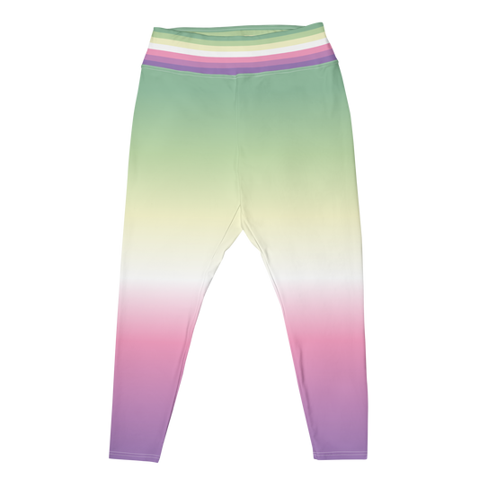 Genderfae Pride Gradient Plus Size Leggings