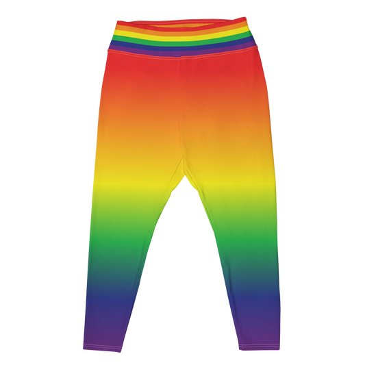 Rainbow Pride Gradient Plus Size Leggings