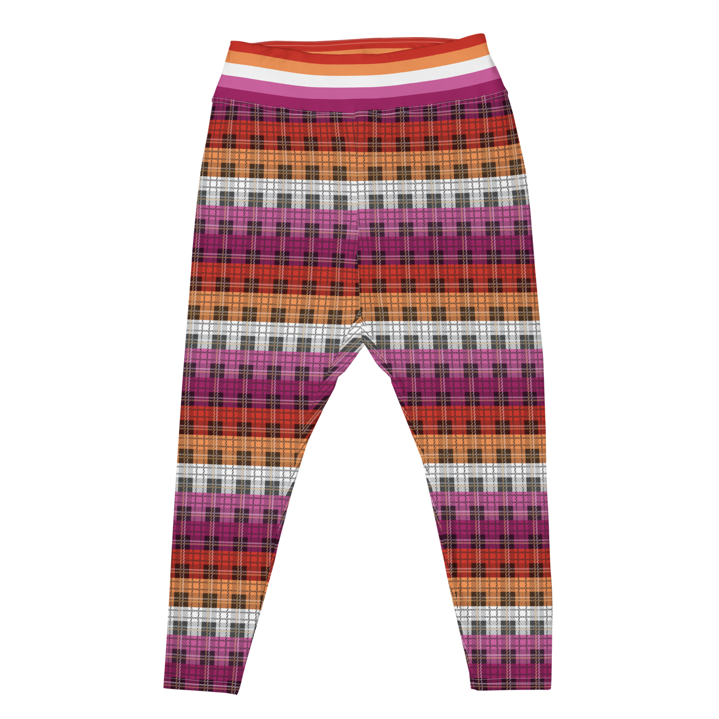 Lesbian Plaid Plus Size Leggings