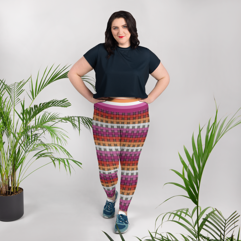 Lesbian Plaid Plus Size Leggings