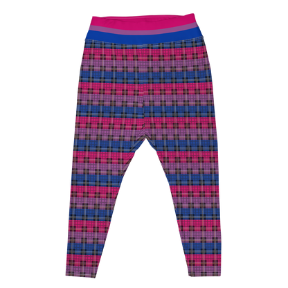 Bi Plaid Plus Size Leggings