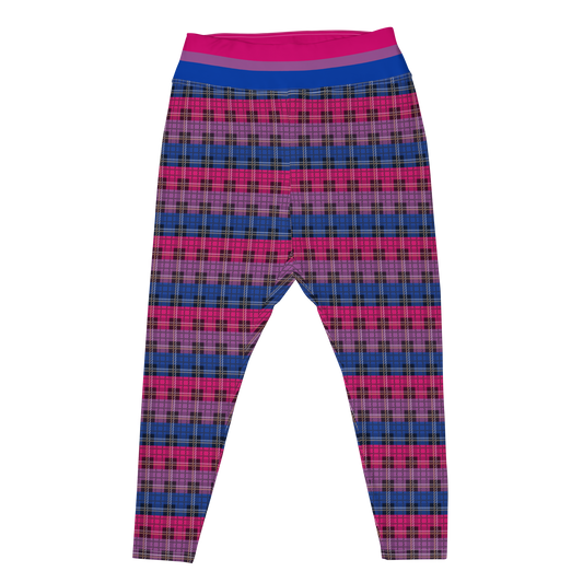 Bi Plaid Plus Size Leggings