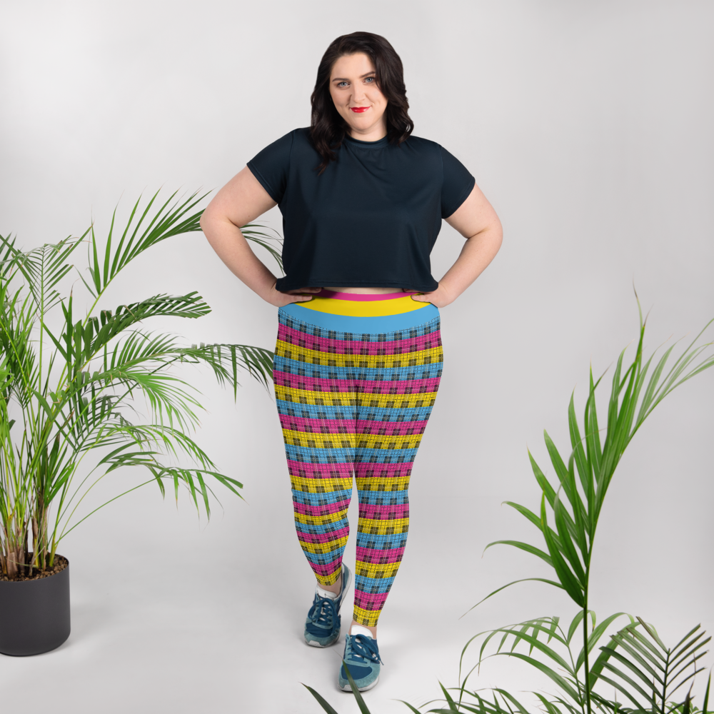 Pan Plaid Plus Size Leggings