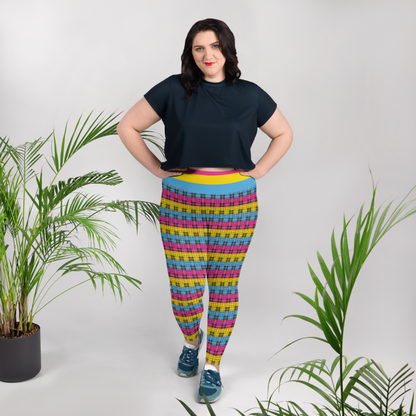 Pan Plaid Plus Size Leggings