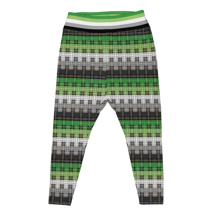 Aro Plaid Plus Size Leggings