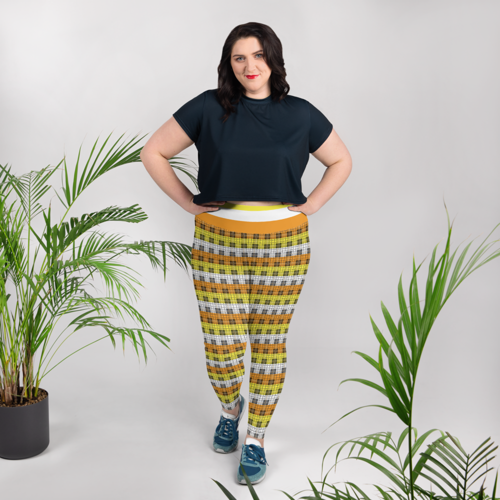 maverique Plaid Plus Size Leggings