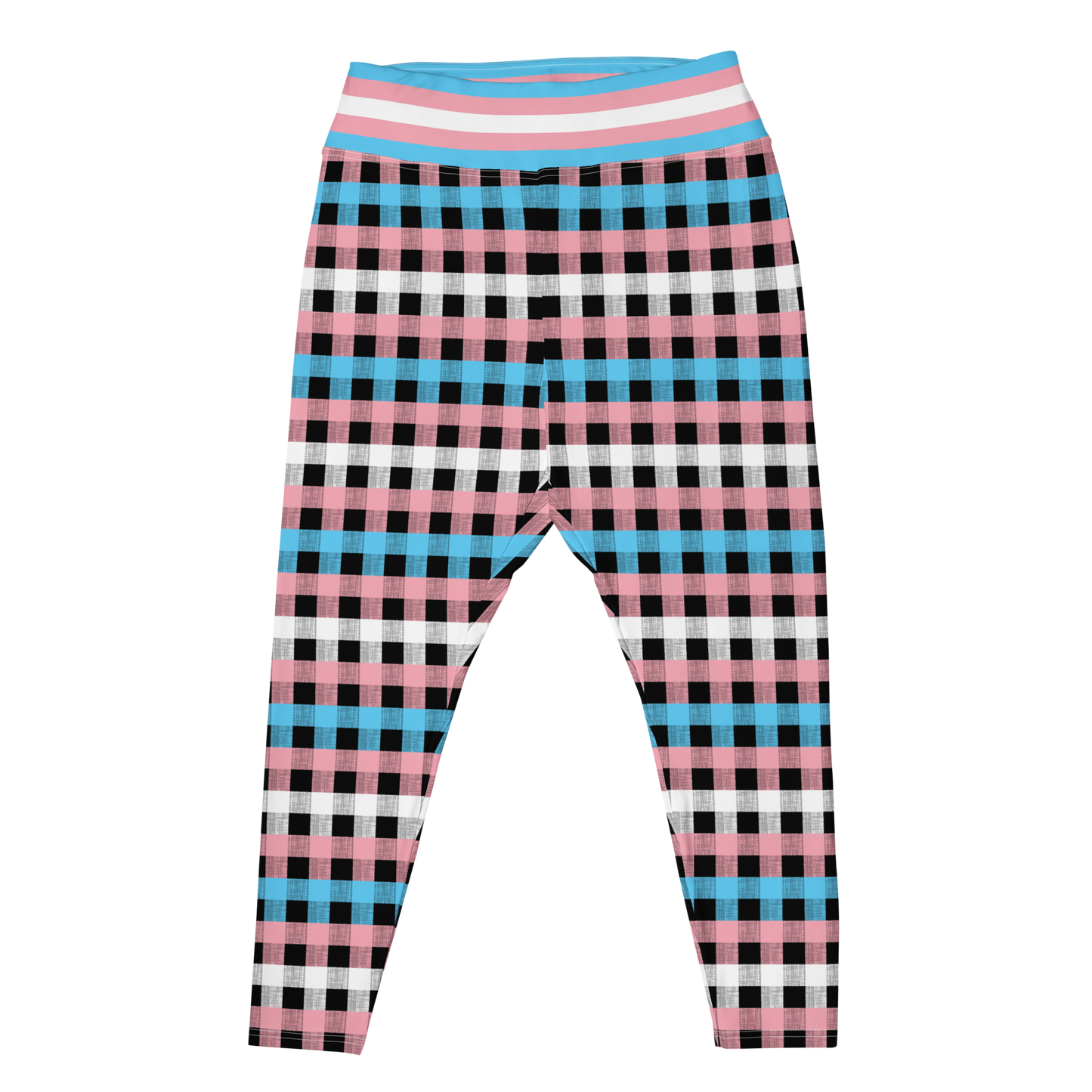 Trans Flannel Plus Size Leggings