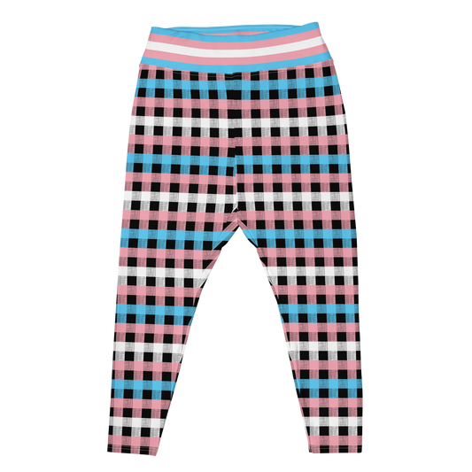 Trans Flannel Plus Size Leggings