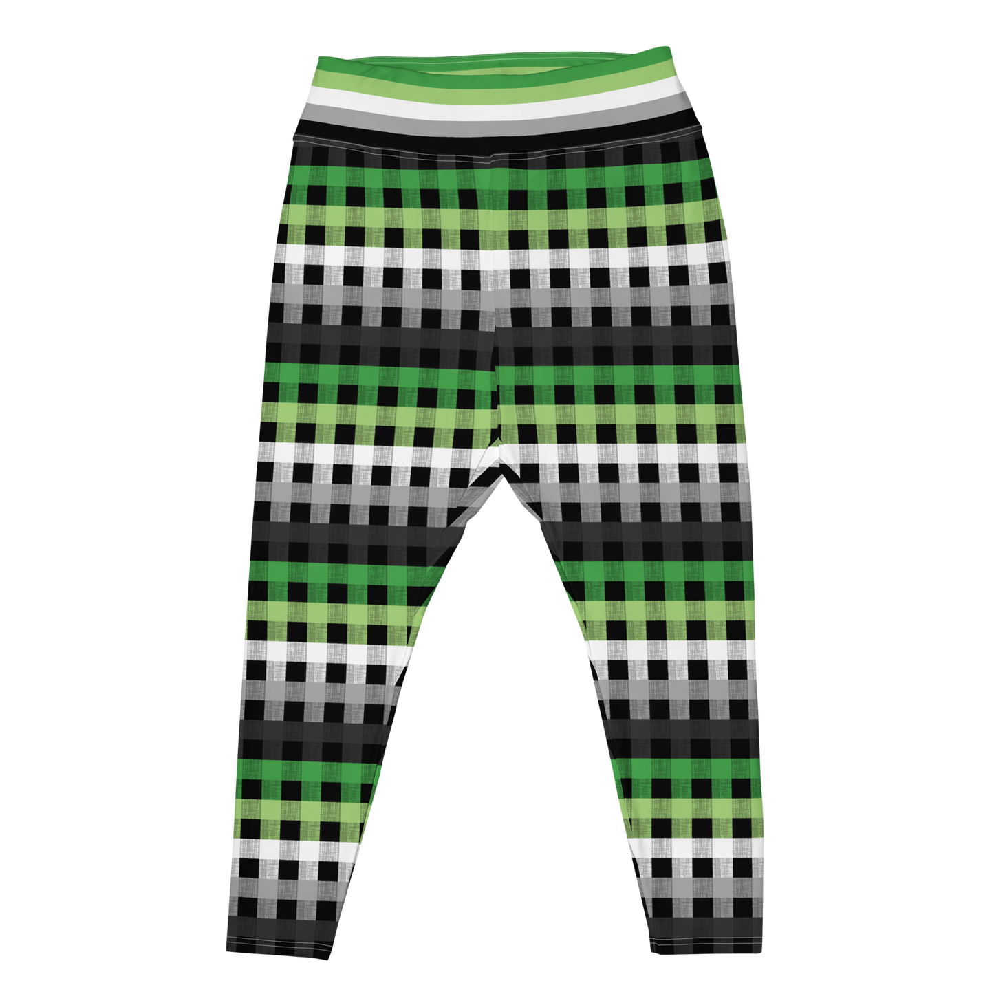 Aro Flannel Plus Size Leggings