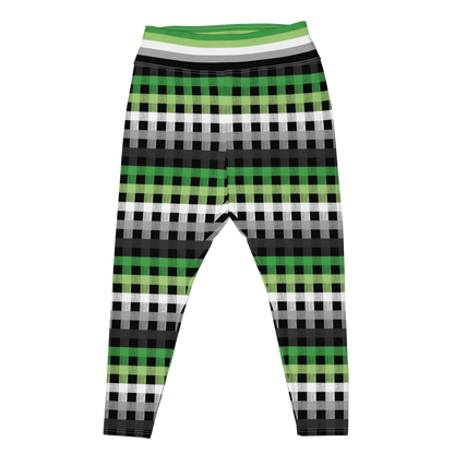 Aro Flannel Plus Size Leggings