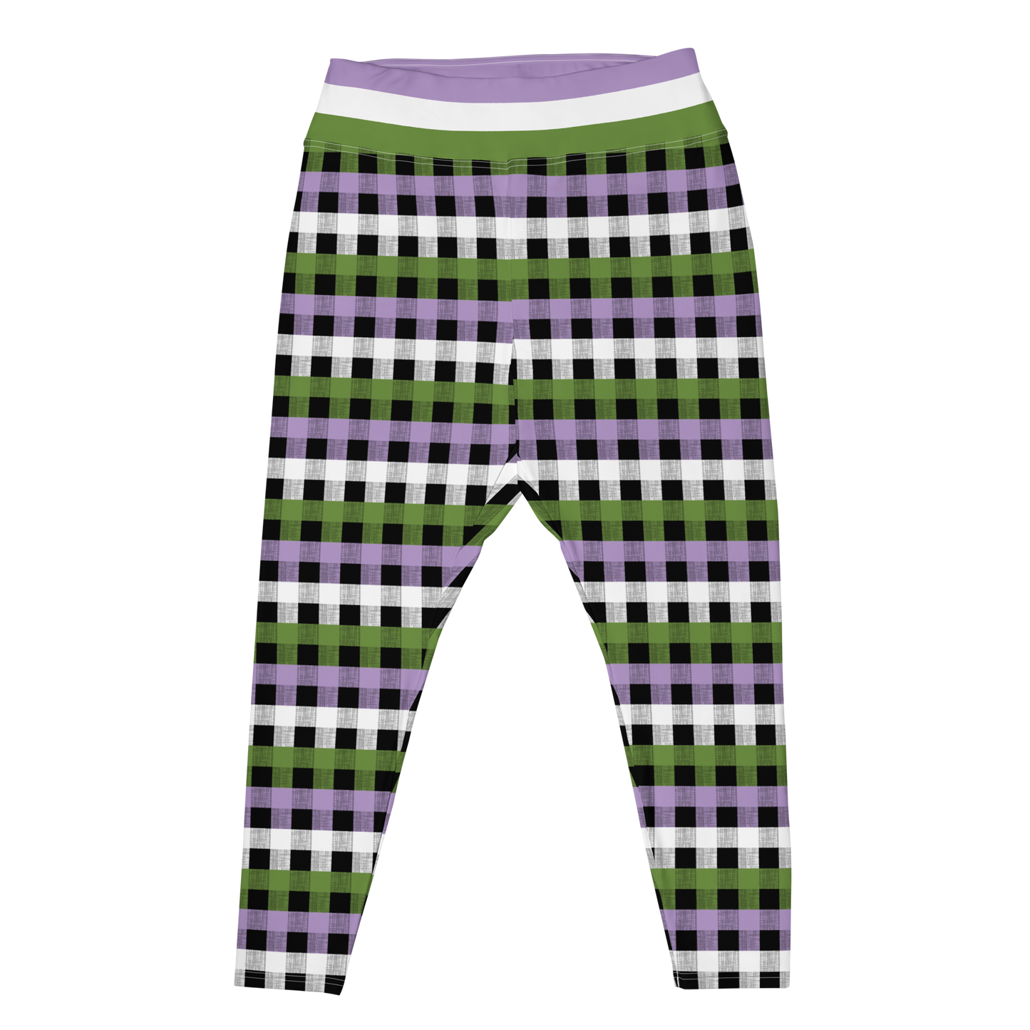 Genderqueer Flannel Plus Size Leggings