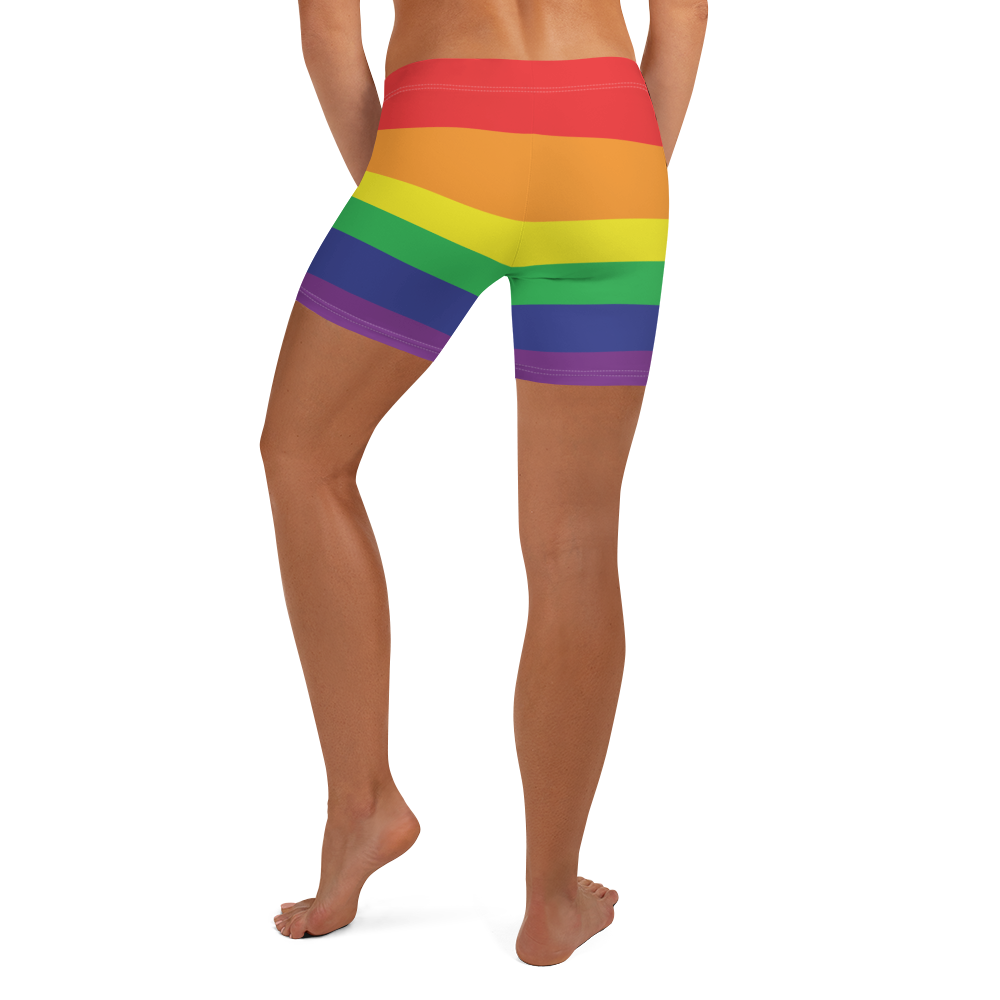 Rainbow Pride Flag Shorts