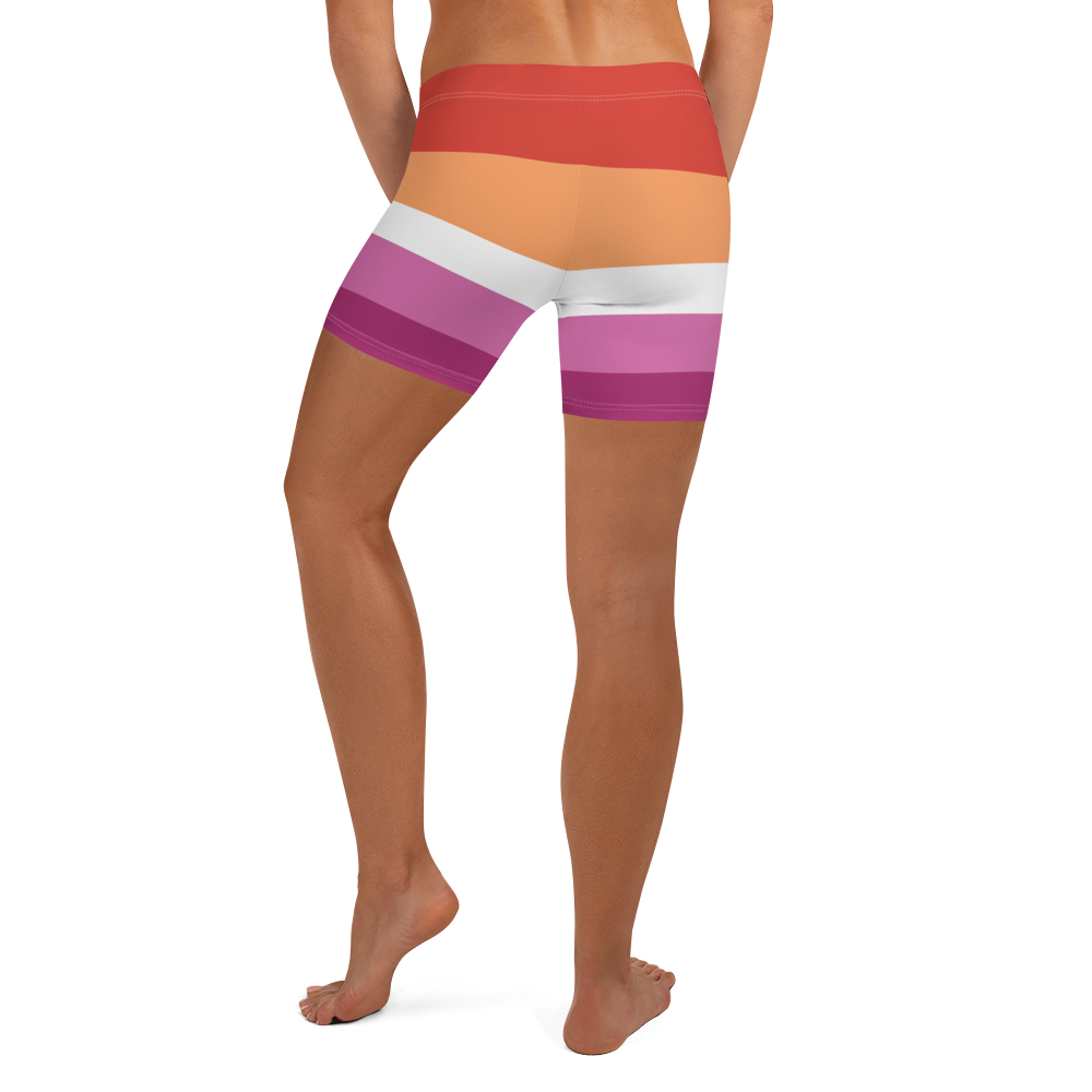 Lesbian Pride Flag Shorts