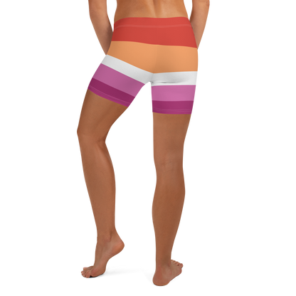 Lesbian Pride Flag Shorts