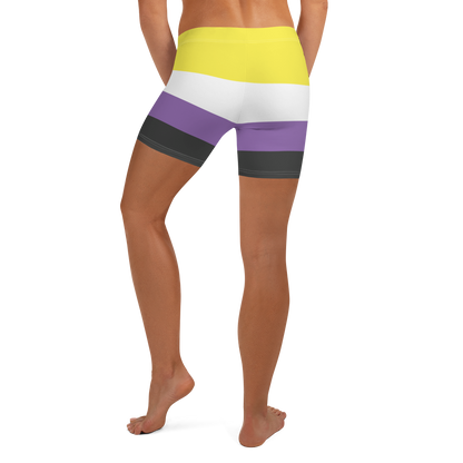 Enby Pride Flag Shorts