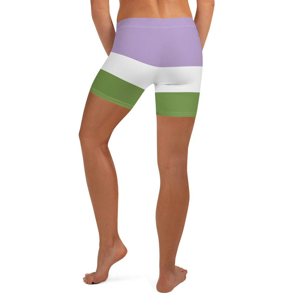 Genderqueer Pride Flag Shorts