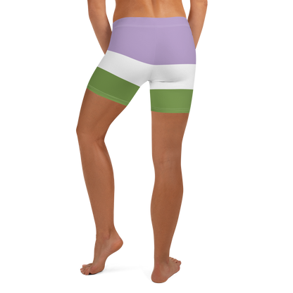 Genderqueer Pride Flag Shorts