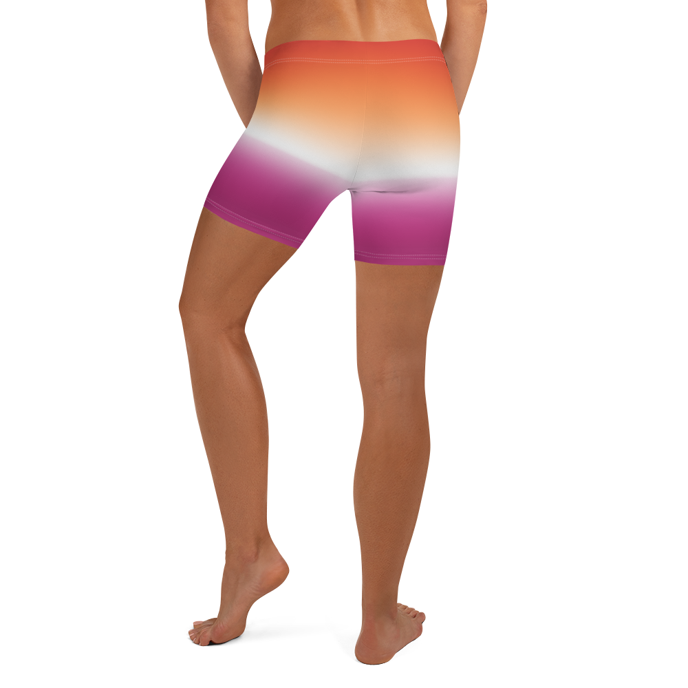 Lesbian Pride Gradient Shorts