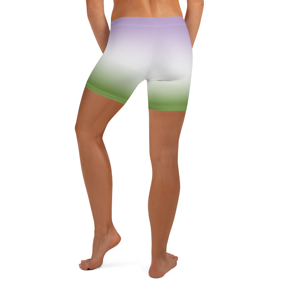 Genderqueer Pride Gradient Shorts