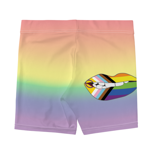 Progress Pride Biting Lips Shorts