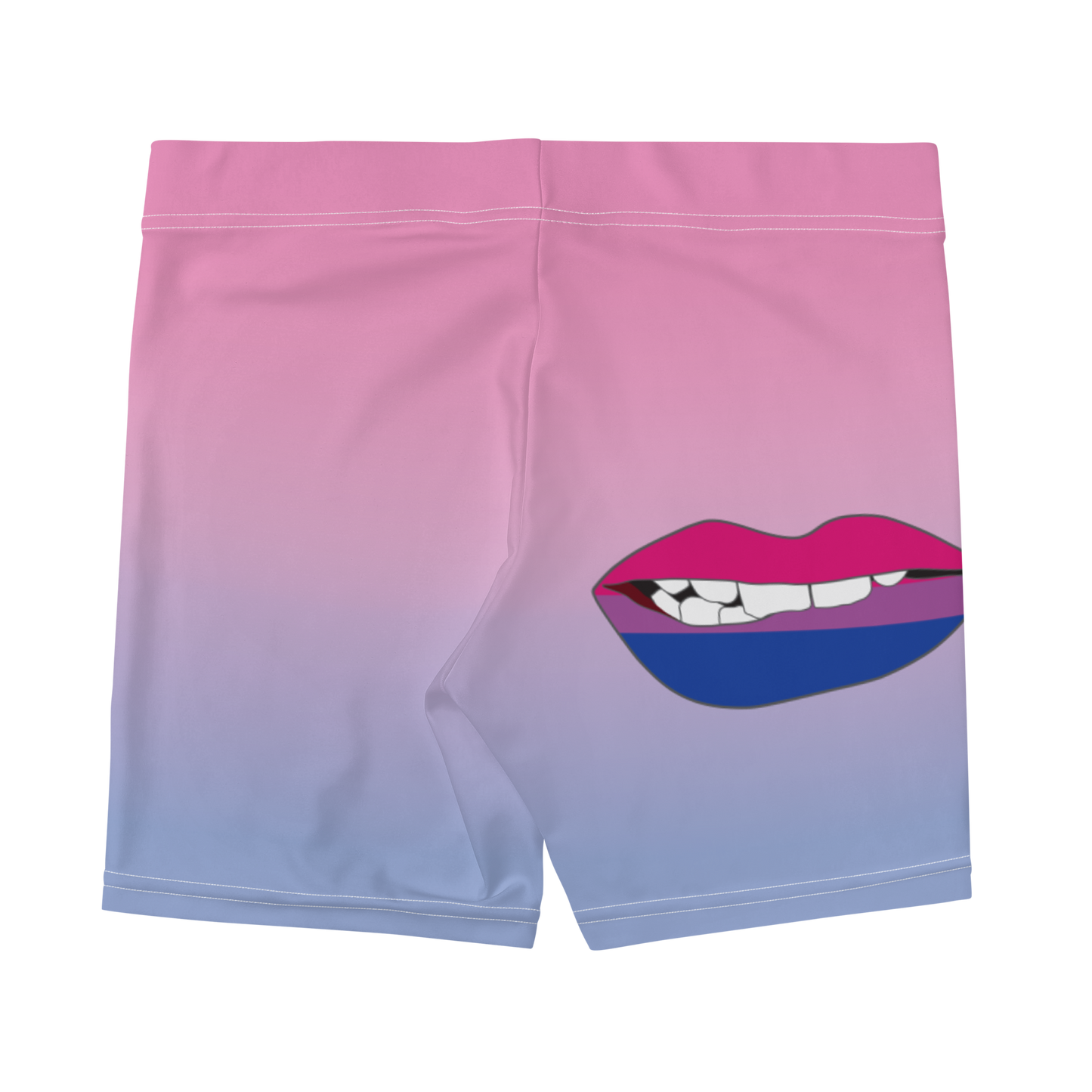 Bi Pride Biting Lips Shorts