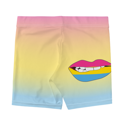 Pan Pride Biting Lips Shorts