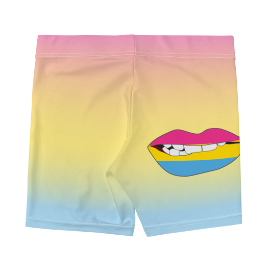 Pan Pride Biting Lips Shorts