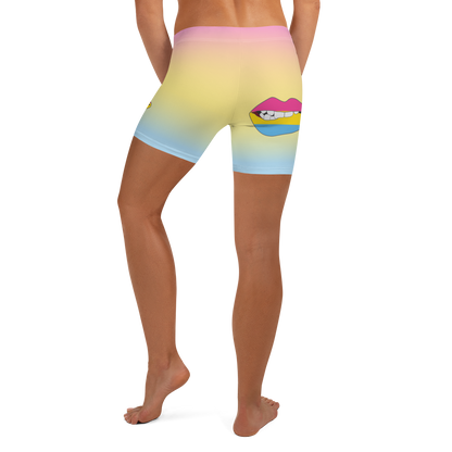 Pan Pride Biting Lips Shorts