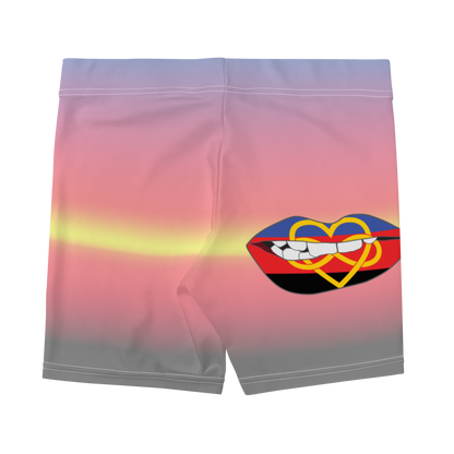 Poly Pride Biting Lips Shorts