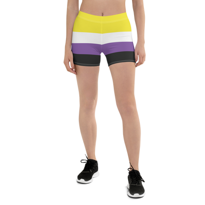 Enby Pride Flag Shorts