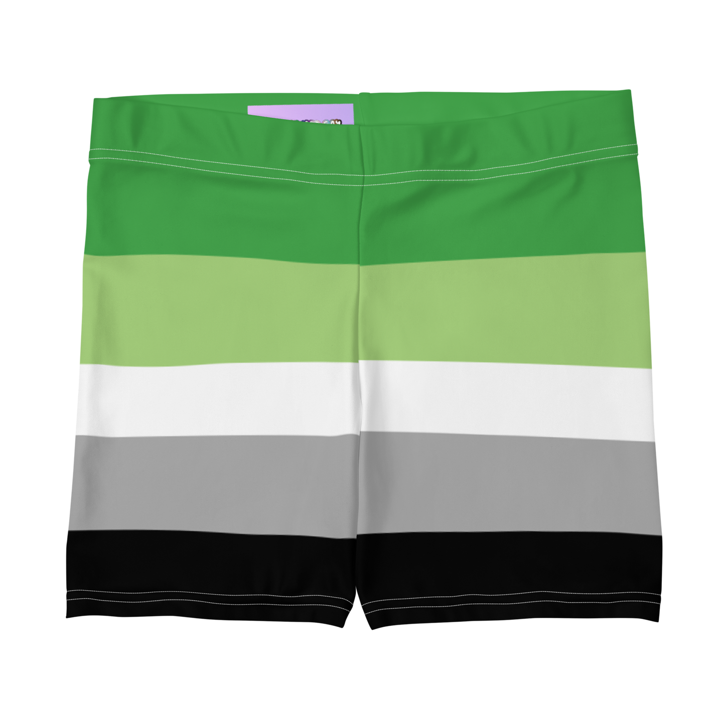 Aro Pride Flag Shorts