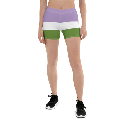 Genderqueer Pride Flag Shorts