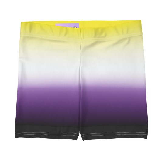 Enby Pride Gradient Shorts