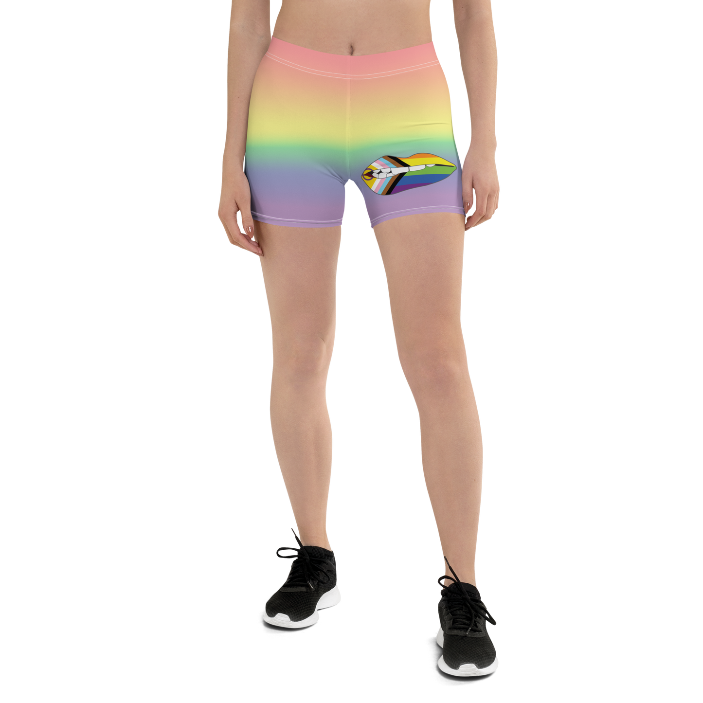 Progress Pride Biting Lips Shorts