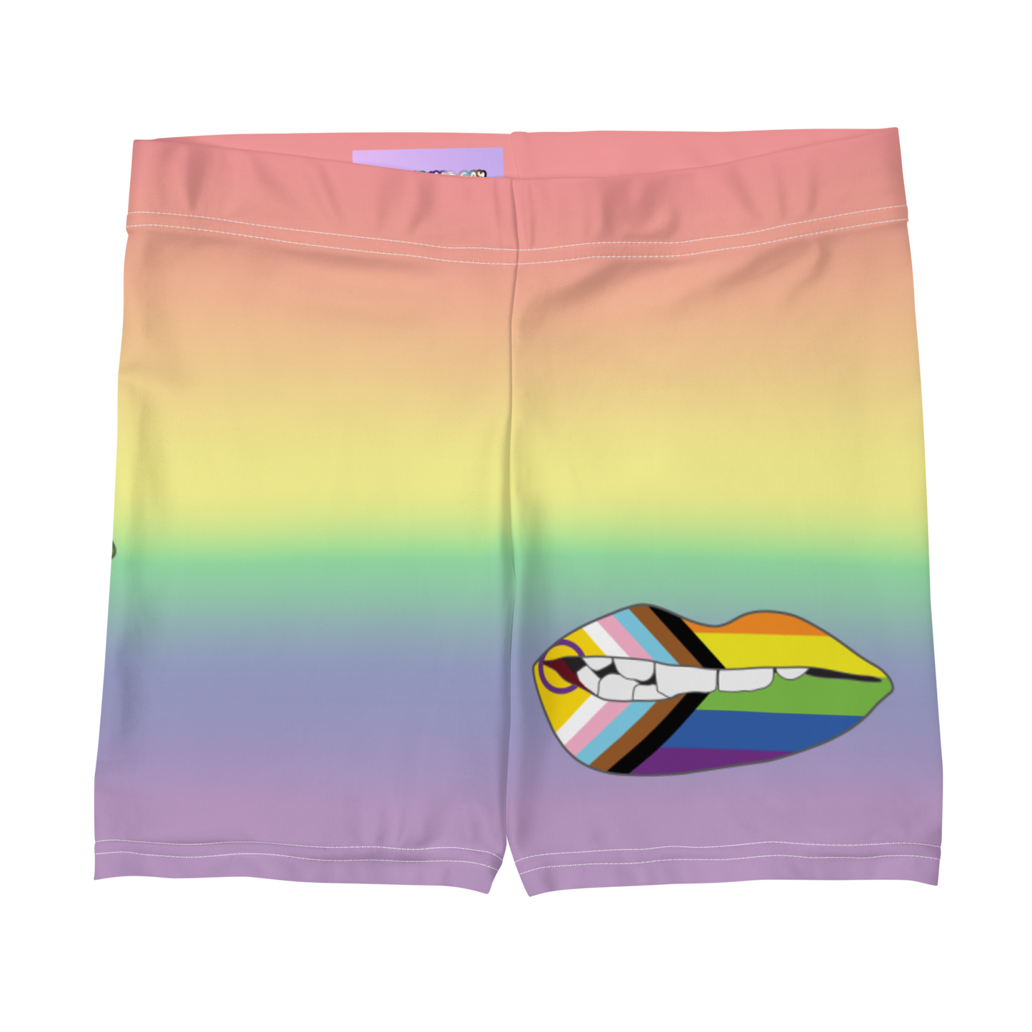 Progress Pride Biting Lips Shorts