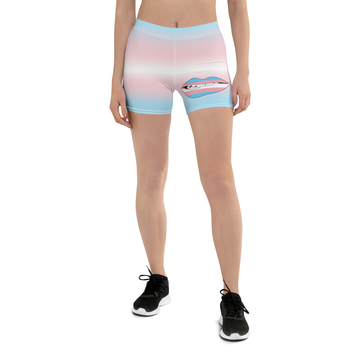 Trans Pride Biting Lips Shorts