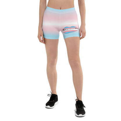 Trans Pride Biting Lips Shorts