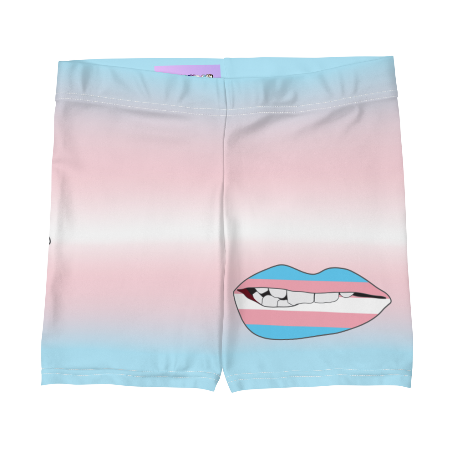 Trans Pride Biting Lips Shorts